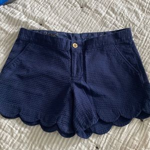 Lilly Pulitzer Buttercup scalloped shorts